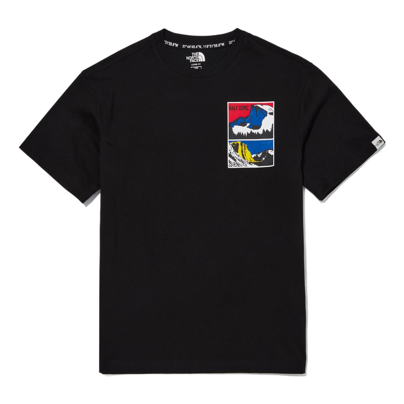 Тениска The North Face Graphic Print Loose Fit T-Shirt Черно | NT7UN10J