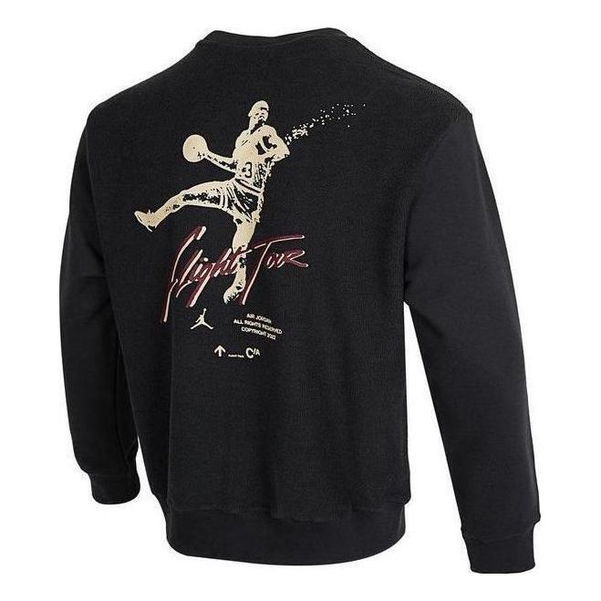 Суитчър Jordan Flight Heritage Graphic Print Sweatshirt Черно | DV1620-045