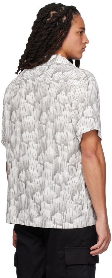 Риза BILLIONAIRE BOYS CLUB Billionaire Boys Club City Rain Short Sleeve Button-Up Shirt Бяло | B23127, 2