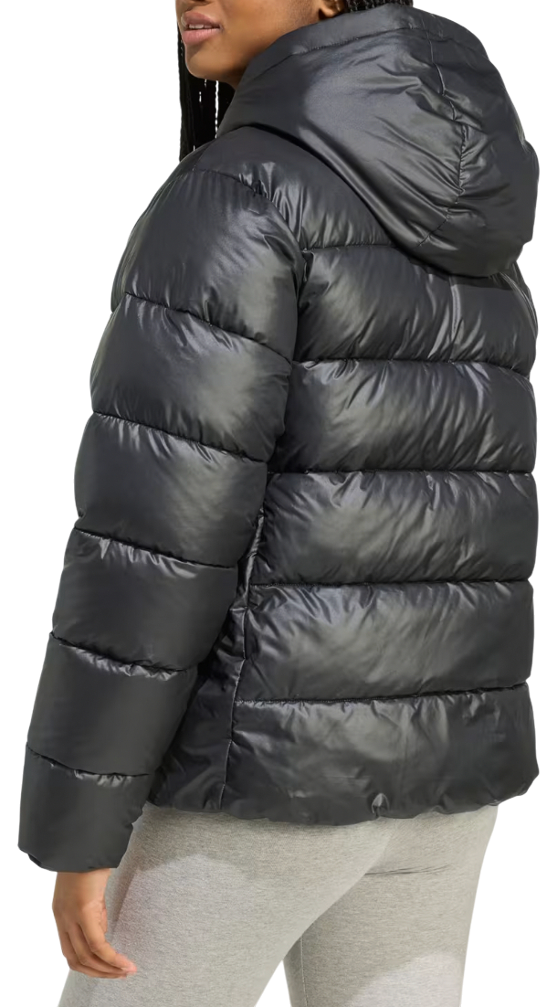 Пухо яке adidas Originals Essentials Climawarm Synthetic Down Puffer Hooded Jacket Черно | jv7767, 1