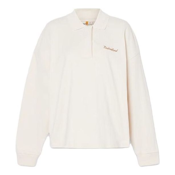Поло тениска Timberland Timberland Polo Sweatshirt Бяло | A6HVS-V04