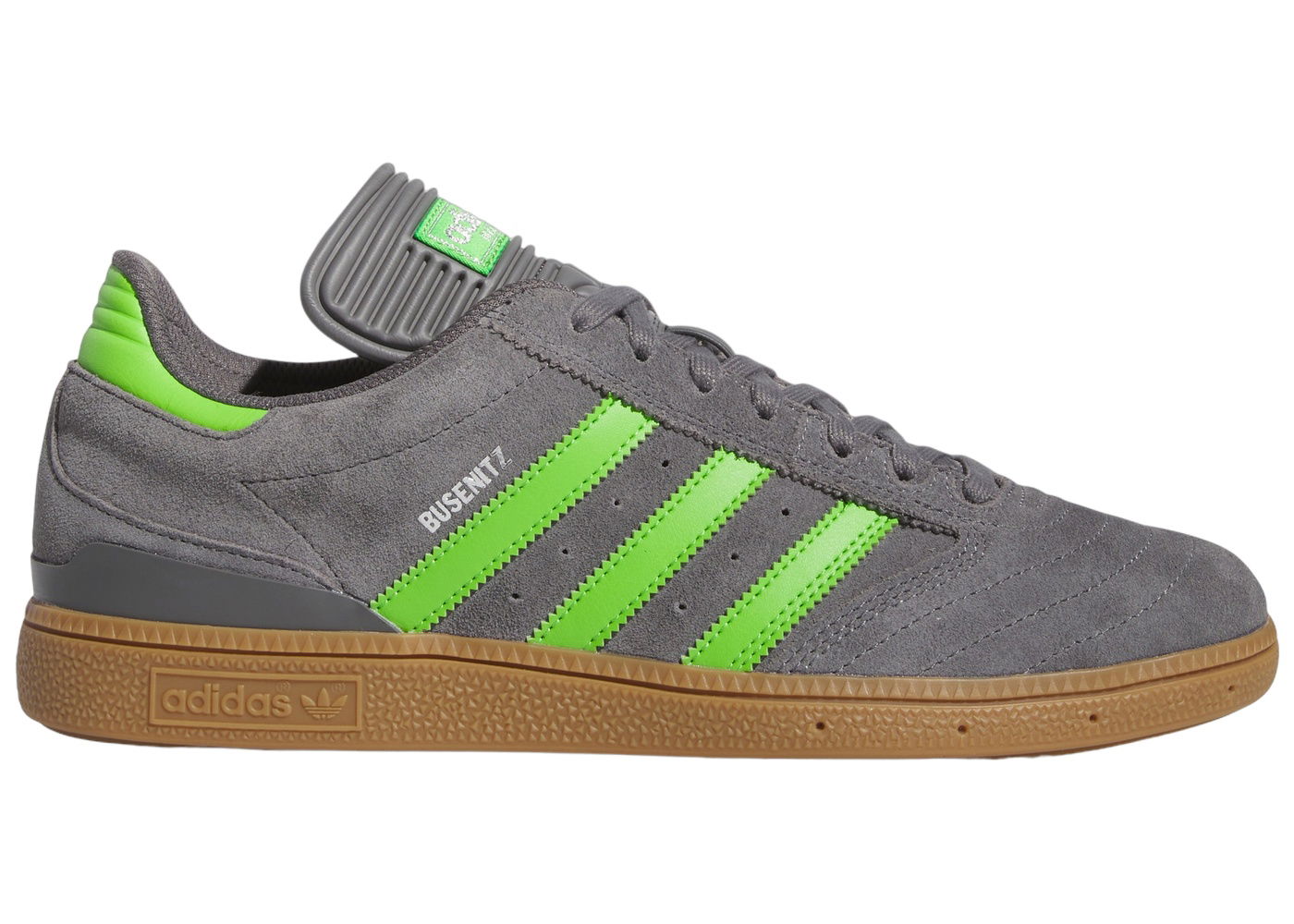 Кецове и обувки adidas Originals Busenitz Grey Lucid Lime Gum Сиво | IE7273, 0