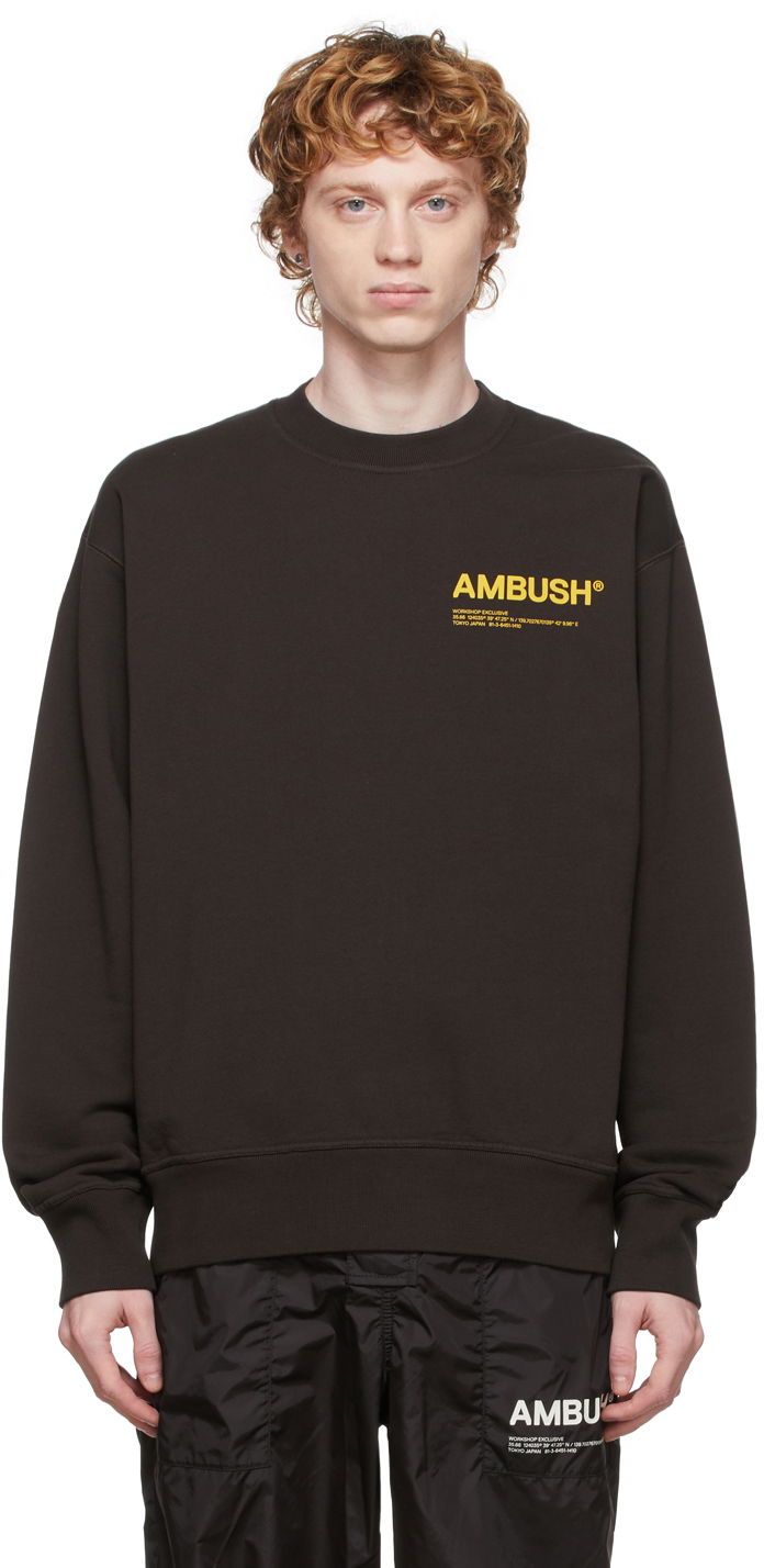 Суитчър Ambush AMBUSH 'Workshop' Sweatshirt Кафяво | BMBA021F21FLE0016418, 0