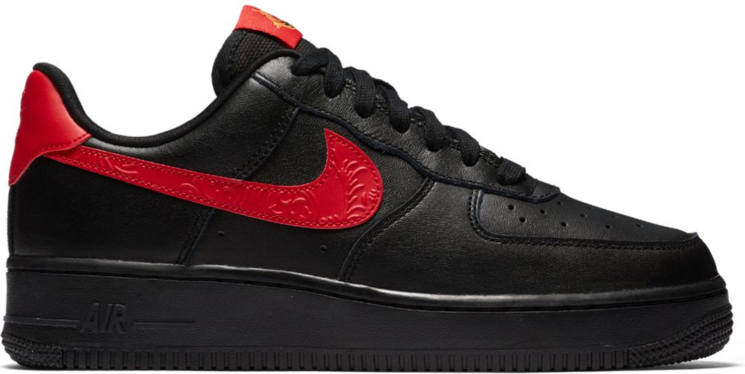 Кецове и обувки Nike Air Force 1 Low Russian Floral W Черно | AJ1690-001, 0