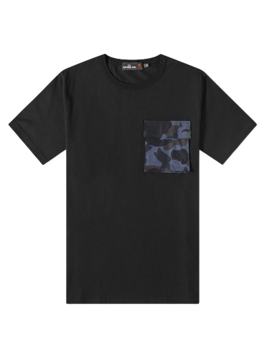 Тениска BAPE Big Pocket Wide Tee Черно | 007CSI301002M-BLK