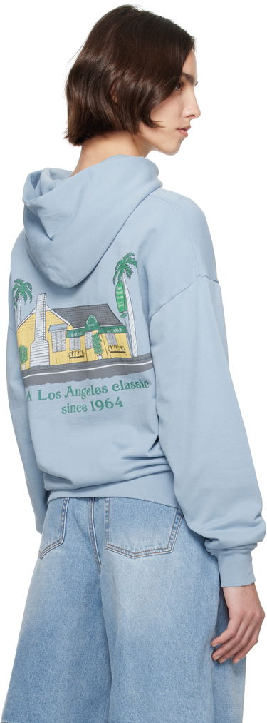 Суитчър RE/DONE Re/Done Modern 'Dan Tanas House' Hoodie Синьо | 488-08UGHD006, 2