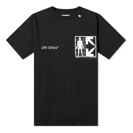 Тениска Off-White Half Arrow Graphic T-Shirt Черно | OMAA027S201850101001