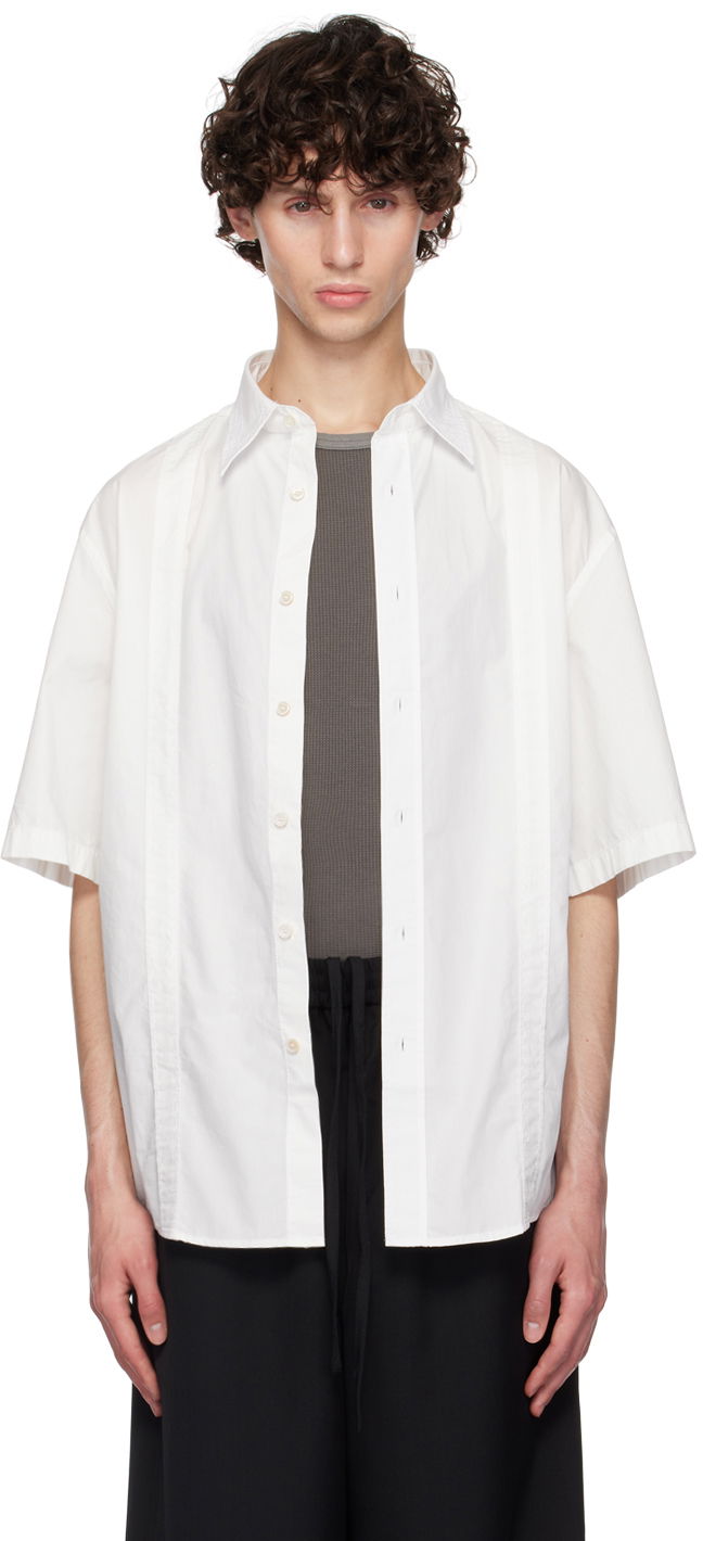 Риза Acne Studios White Button-Up Shirt Бяло | BB0592-