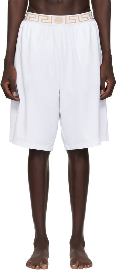 Къси панталони Versace Versace Greca Border Swim Shorts Бяло | 1003754 1A02555, 0