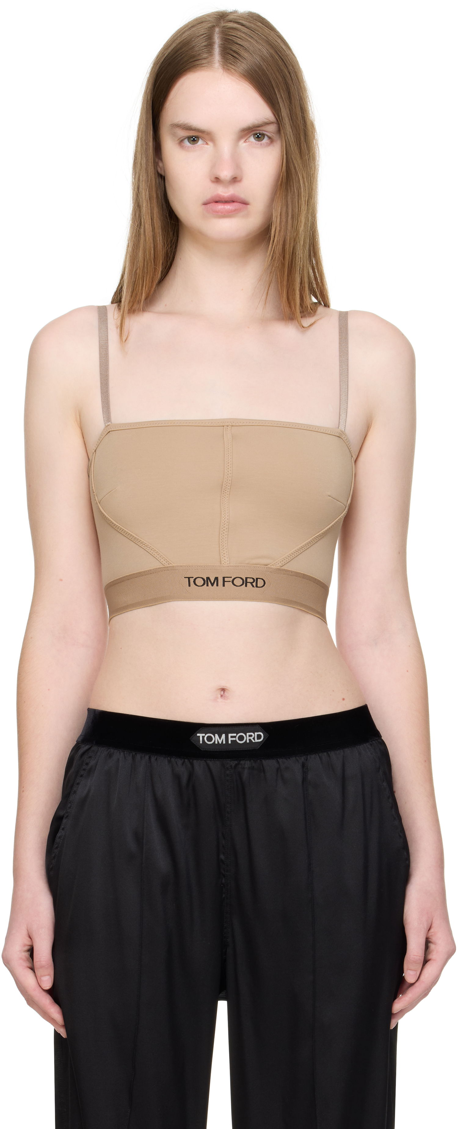 Потник Tom Ford Tom Ford Signature Camisole Бежово | TSJ472-JEX166, 0