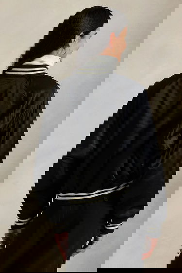 Яке бомбър Polo by Ralph Lauren Polo Oversize Transitional Satin Bomber Jacket Черно | 211970985, 1