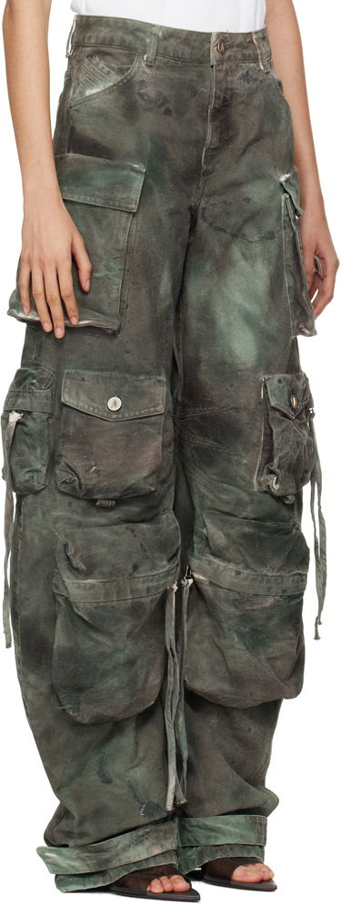 Карго панталони The Attico Attico Camouflage Cargo Pants Зелено | 250WCP00084 DDD022AA, 1