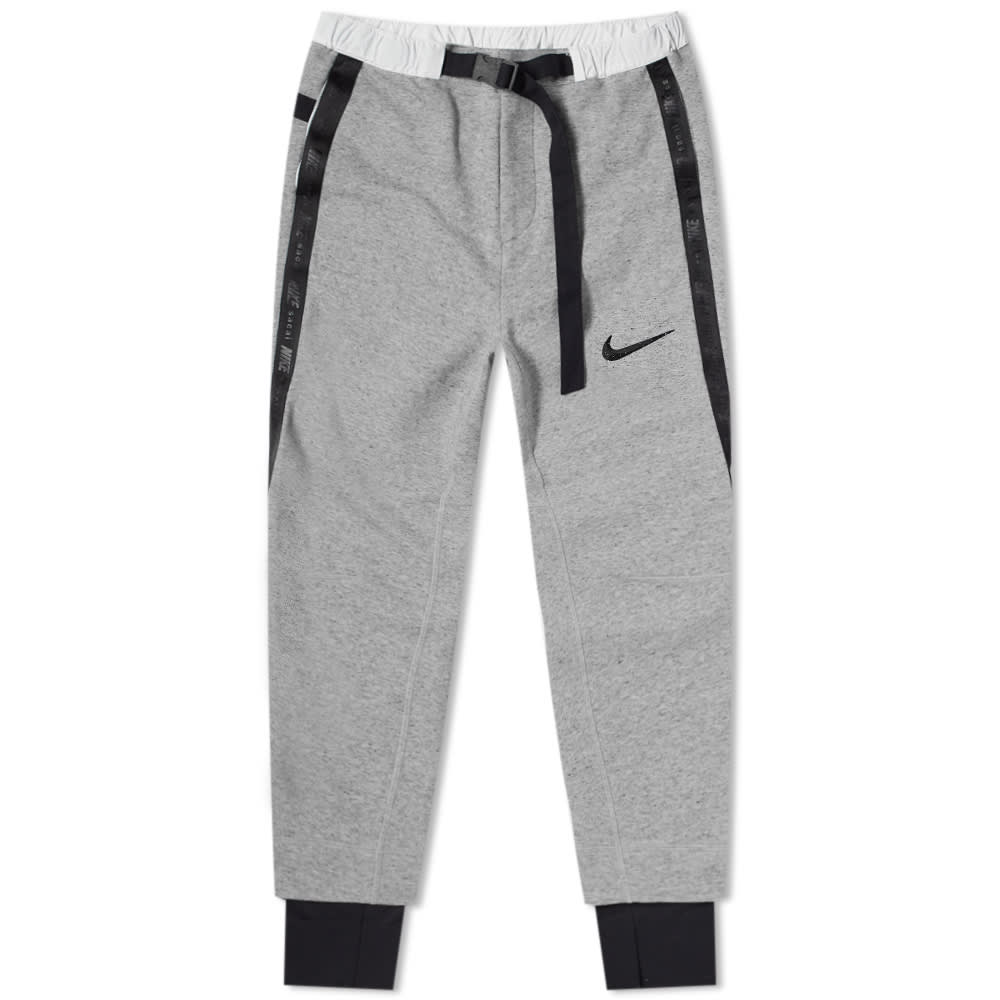 Спортни панталони Nike Sacai x Pant Heather Сиво | CW2187-063, 0