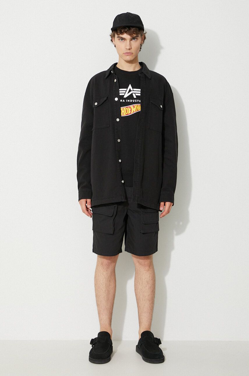 Къси панталони thisisneverthat Cargo Shorts Черно | TN231WSOKS02, 1
