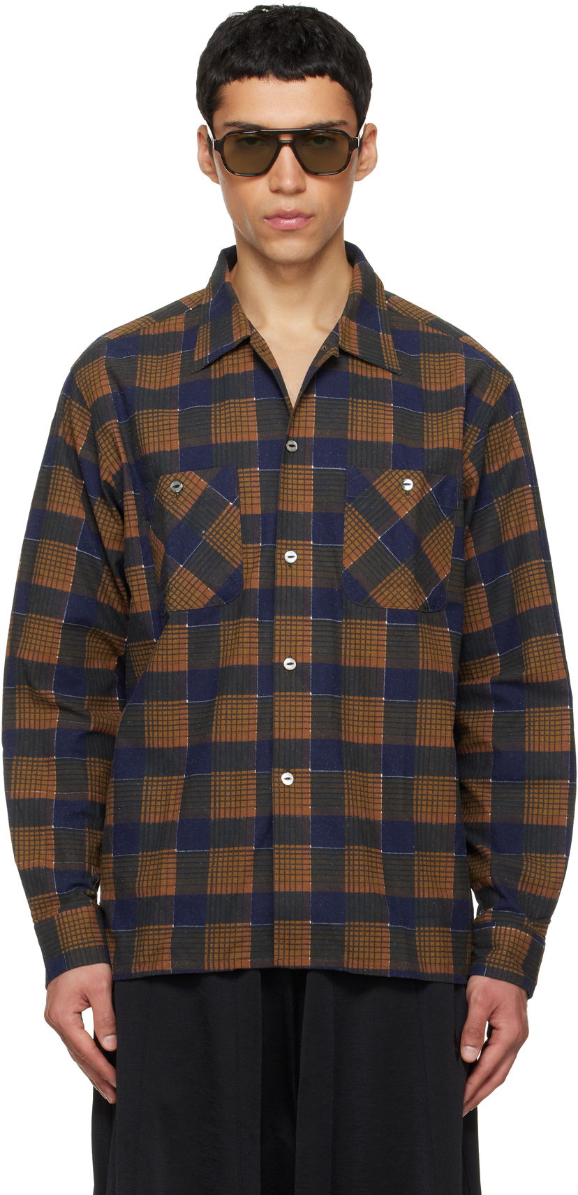 Риза Needles One-Up Printed Flannel Shirt Многоцветен | RW303
