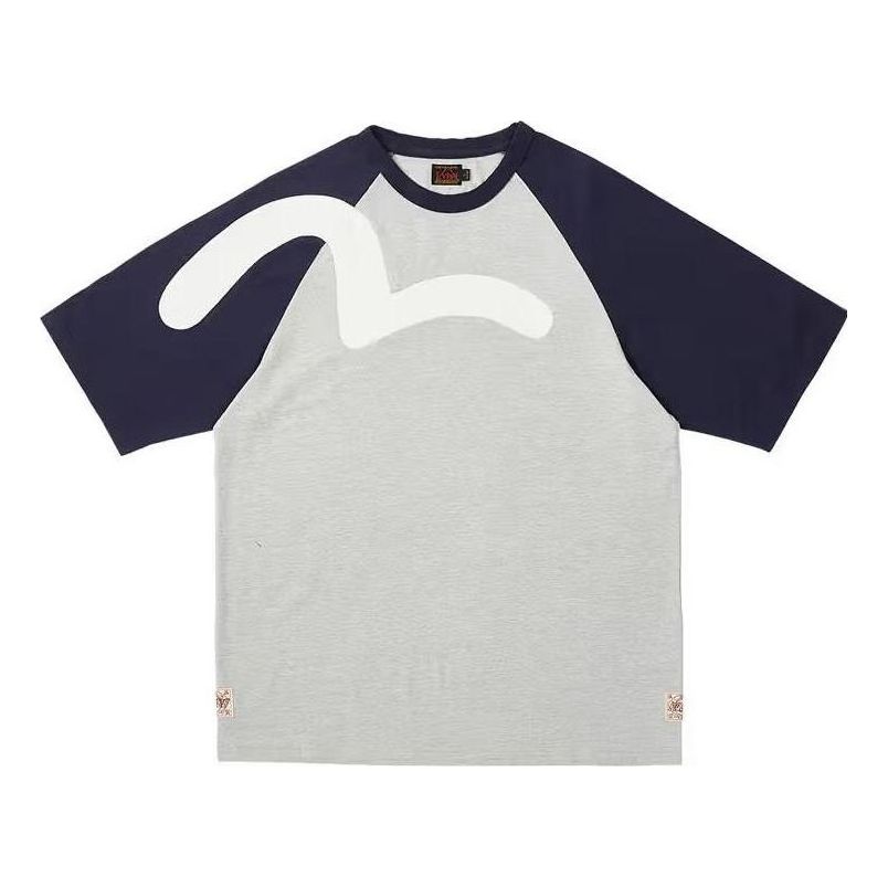 Тениска Palace Palace x Evisu Seagull Raglan T-Shirt Сиво | P24EVES002