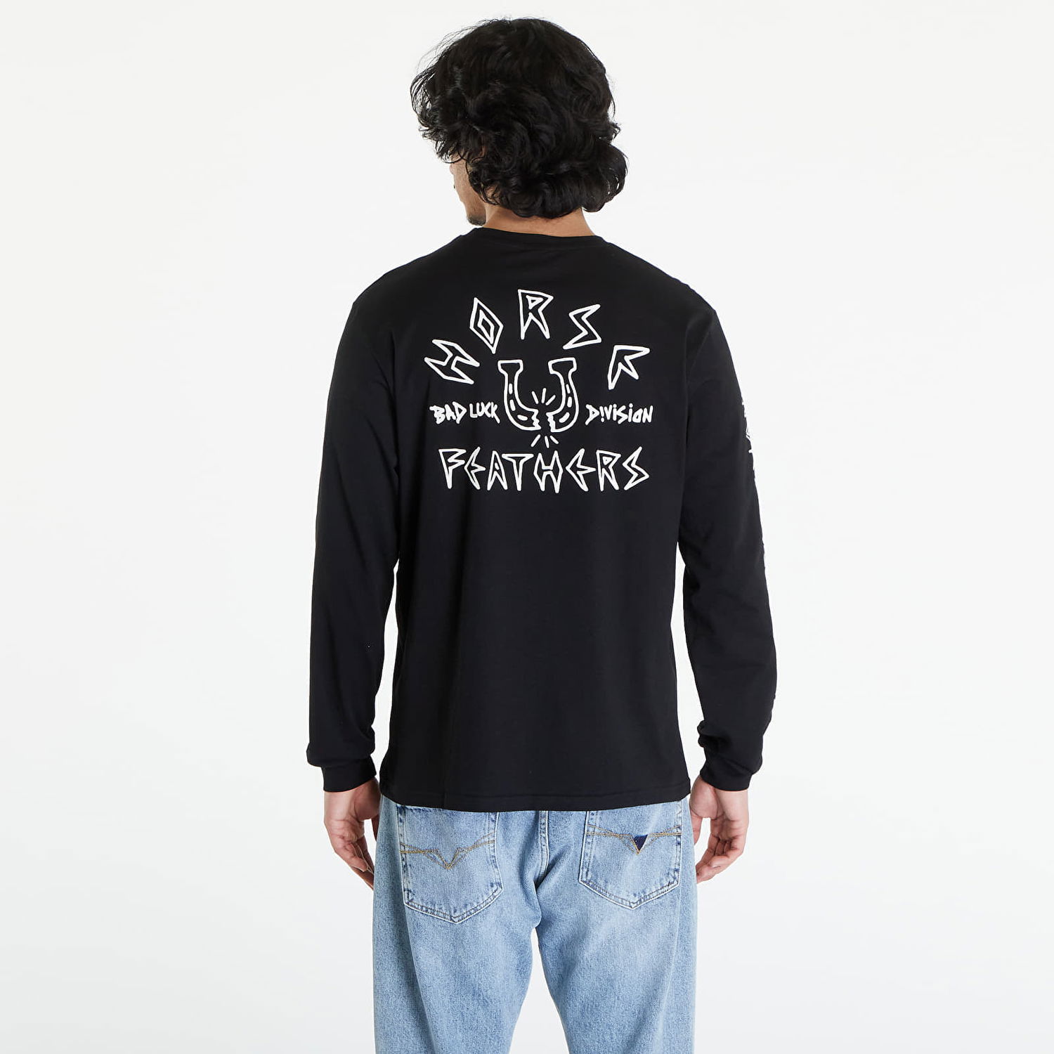 Тениска Horsefeathers Bad Luck Ls T-Shirt Black Черно | SM1337A, 1