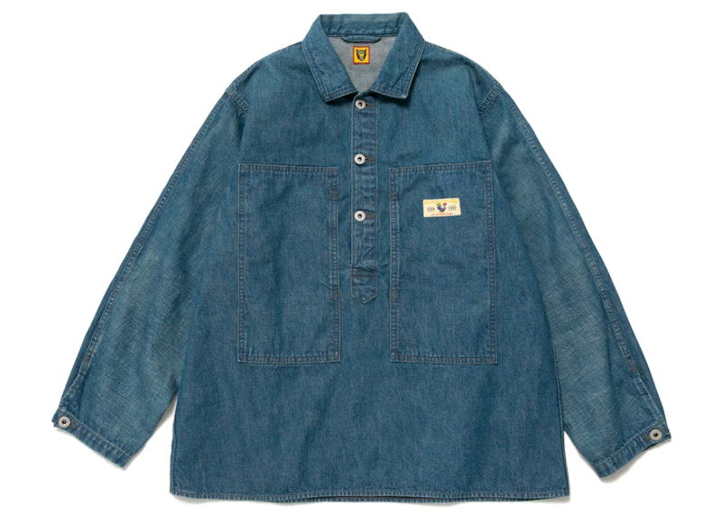 Риза Human Made Workwear Denim Shirt Синьо | HM24SH004