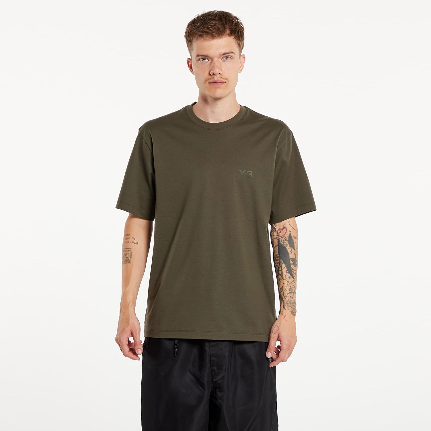 Тениска Y-3 Regular Short Sleeve Tee Night Cargo Зелено | JD9833, 0