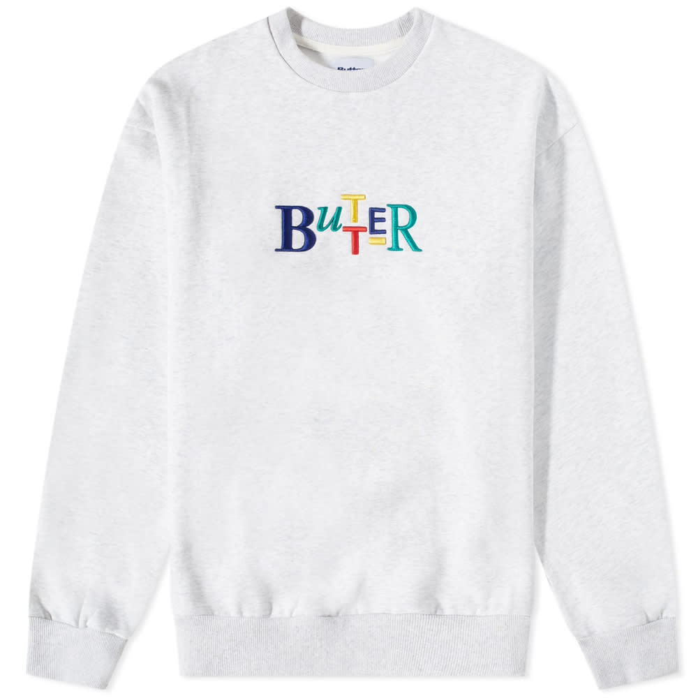 Суитчър Butter Goods Scope Crew Sweat Сиво | BGQ422D11102, 0