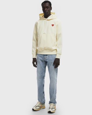 Суитчър Comme des Garçons Play Red Heart Emblem Sweatshirt Hoodie Бежово | AX-T174-051-3, 1