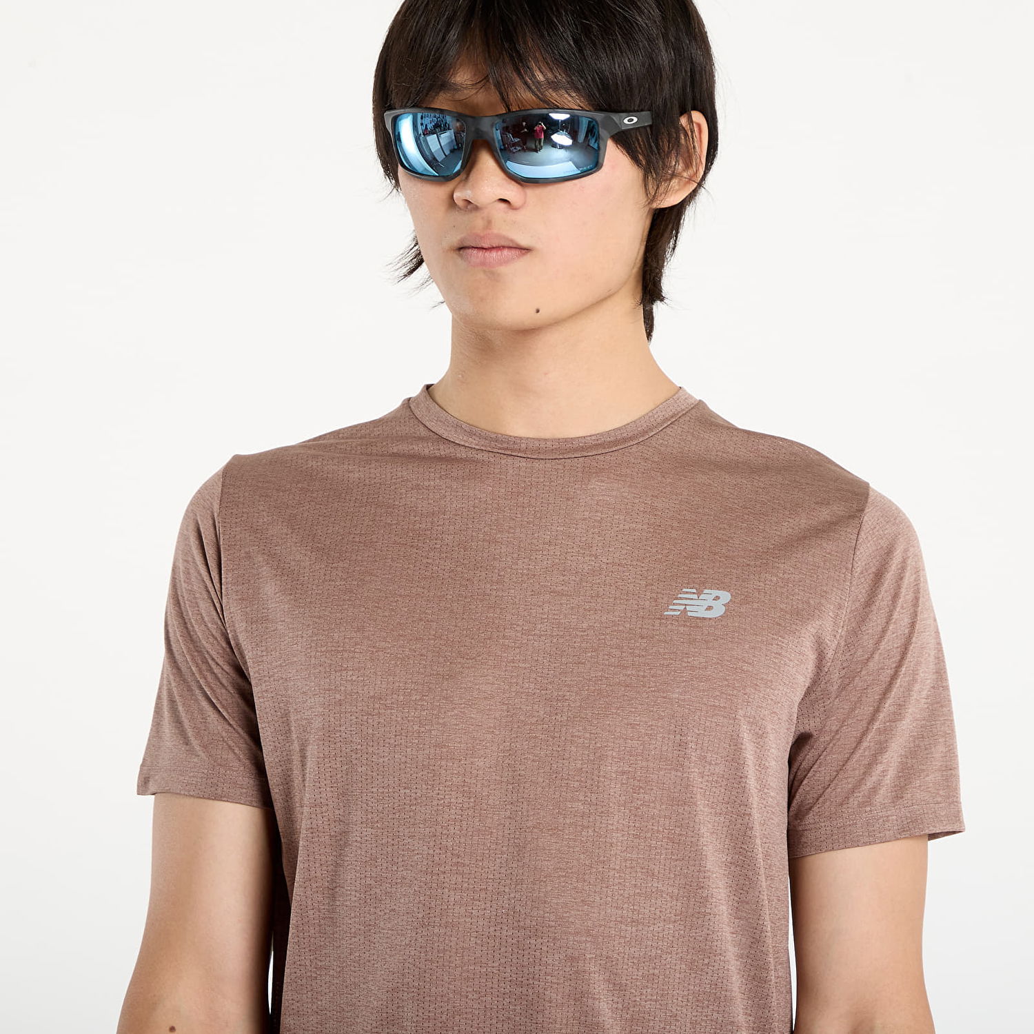 Тениска New Balance Men's T-Shirt MT41253 Кафяво | NBMT41253EAT, 1