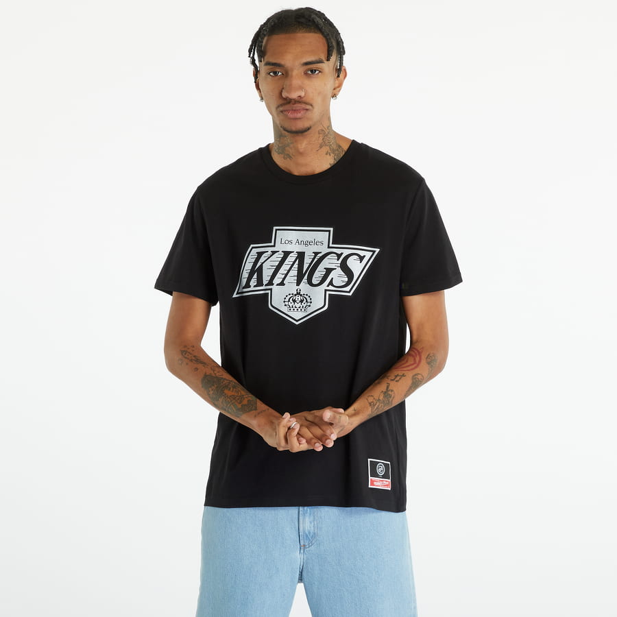 Тениска Mitchell & Ness NHL Team Logo Tee Черно | BMTRINTL1180-LAKBLCK, 0