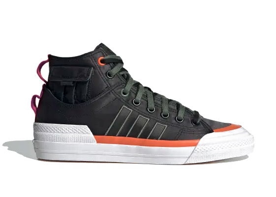 Кецове и обувки adidas Originals Nizza Hi DL Black Green Oxide Черно | GZ2653, 0