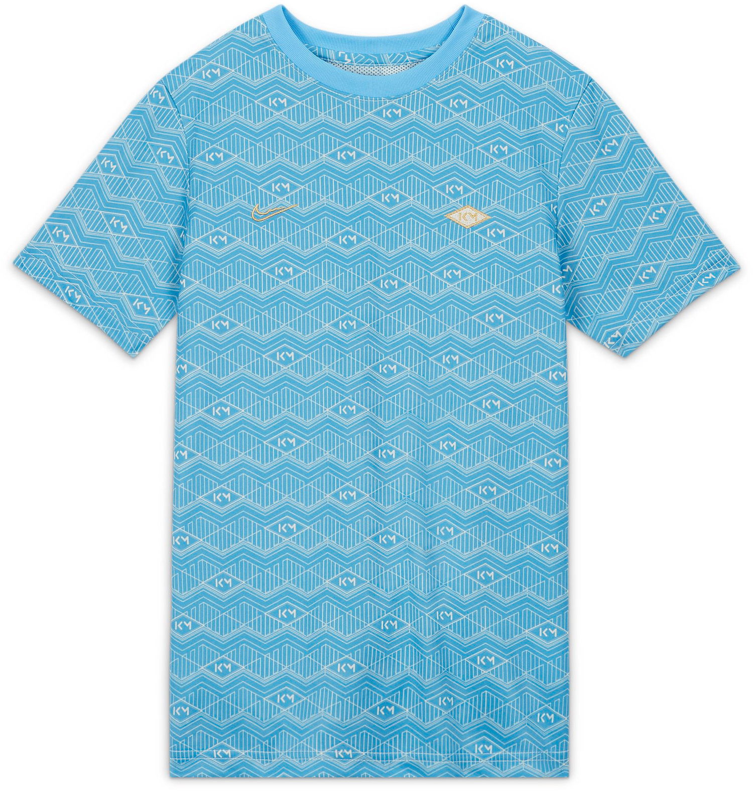 Тениска Nike KM DF Top Short Sleeve T-Shirt Синьо | dq8890-412, 0