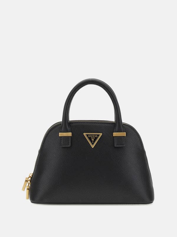 Дамска чанта GUESS Lossie Saffiano Handbag Черно | HWVA9231050, 0