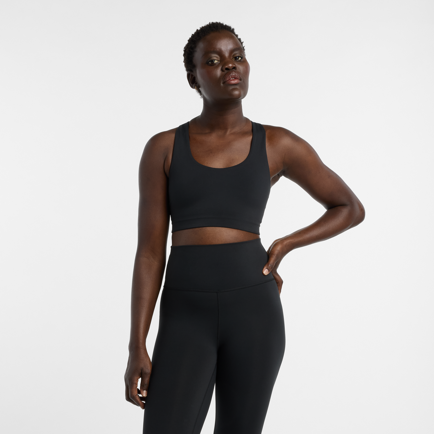 Сутиен New Balance Cross-Back Sports Bra Черно | NBWB51053BK, 0