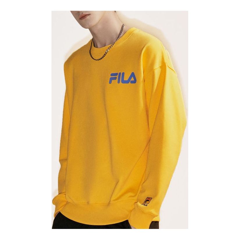 Суитчър FILA Fusion Alphabet Logo Sweatshirt Жълто | T11U038205F-YE, 0