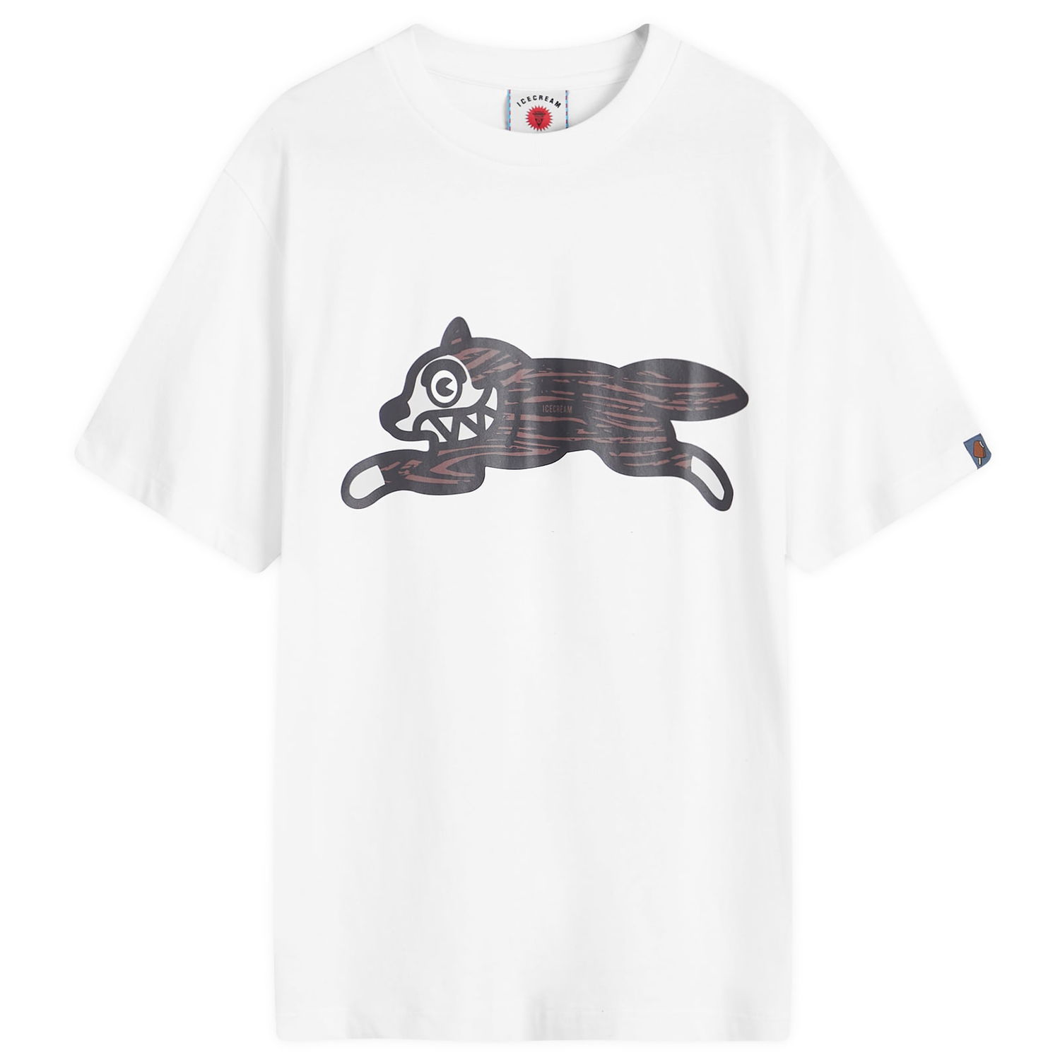 Тениска BBC IceCream Woodgrain Running Dog Graphic Tee Бяло | IC24345-WH, 0
