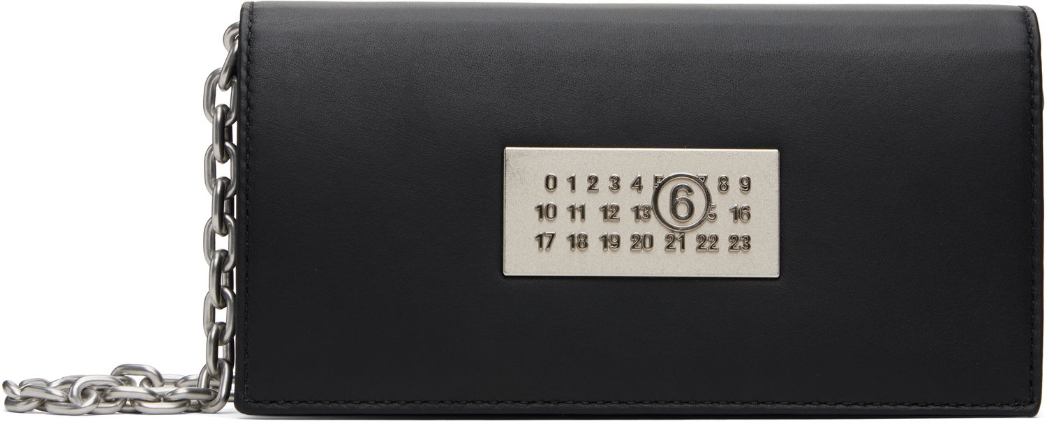Портфейл Maison Margiela MM6 Maison Margiela Numeric Chain Wallet Bag Черно | SB5ZI0014 P7258, 0
