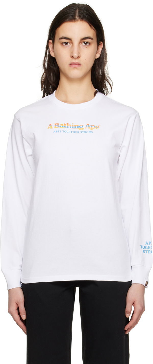Тениска BAPE Mountain T-Shirt Бяло | 001LTI801015M, 0
