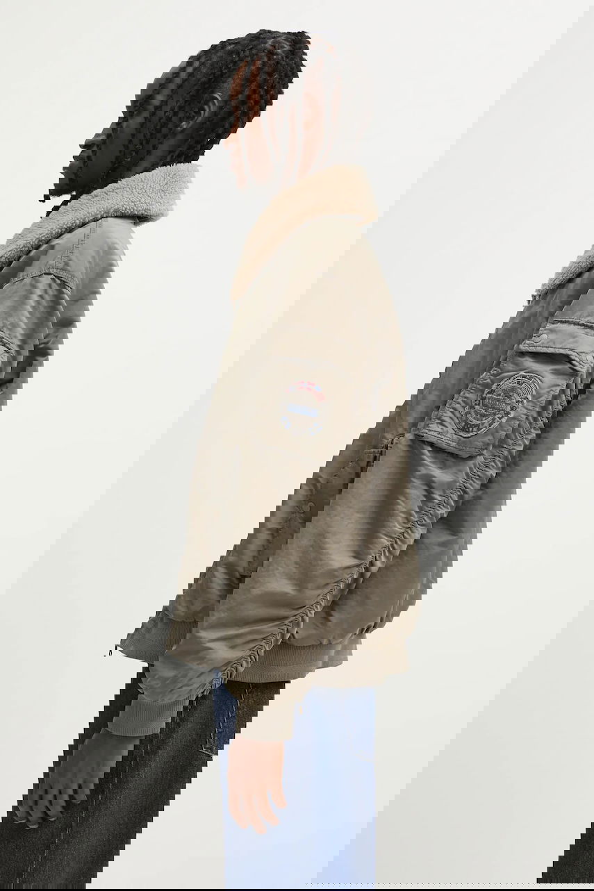 Яке бомбър Napapijri Napapijri A-Nemes Bomber Jacket Сиво | NP0A891XN1T1, 1