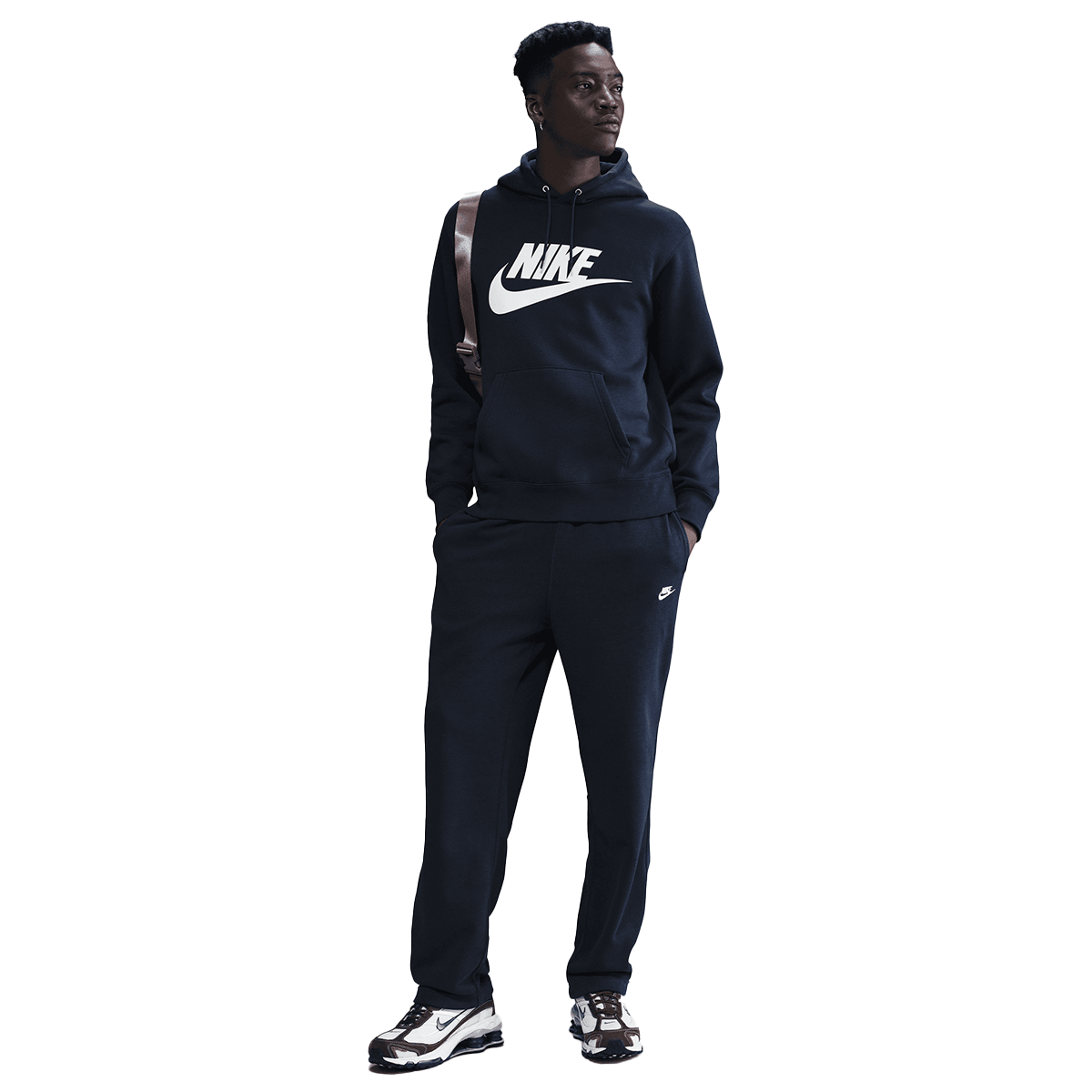 Суитчър Nike Club Fleece Pullover Hoodie Черно | FN3868-451, 0