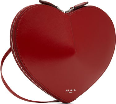Чанта през рамо Alaïa Heart Shaped Leather Crossbody Bag Синьо | AA1P003C0Y75, 1