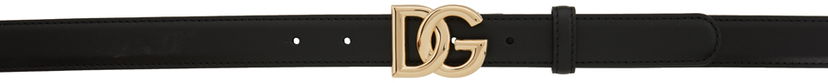 Колани Dolce & Gabbana Black Logo Belt Черно | BE1447AW576