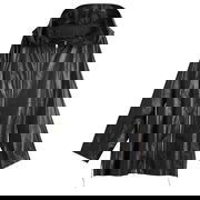 Rick Owens Zip Front Hooded Leather Jacket