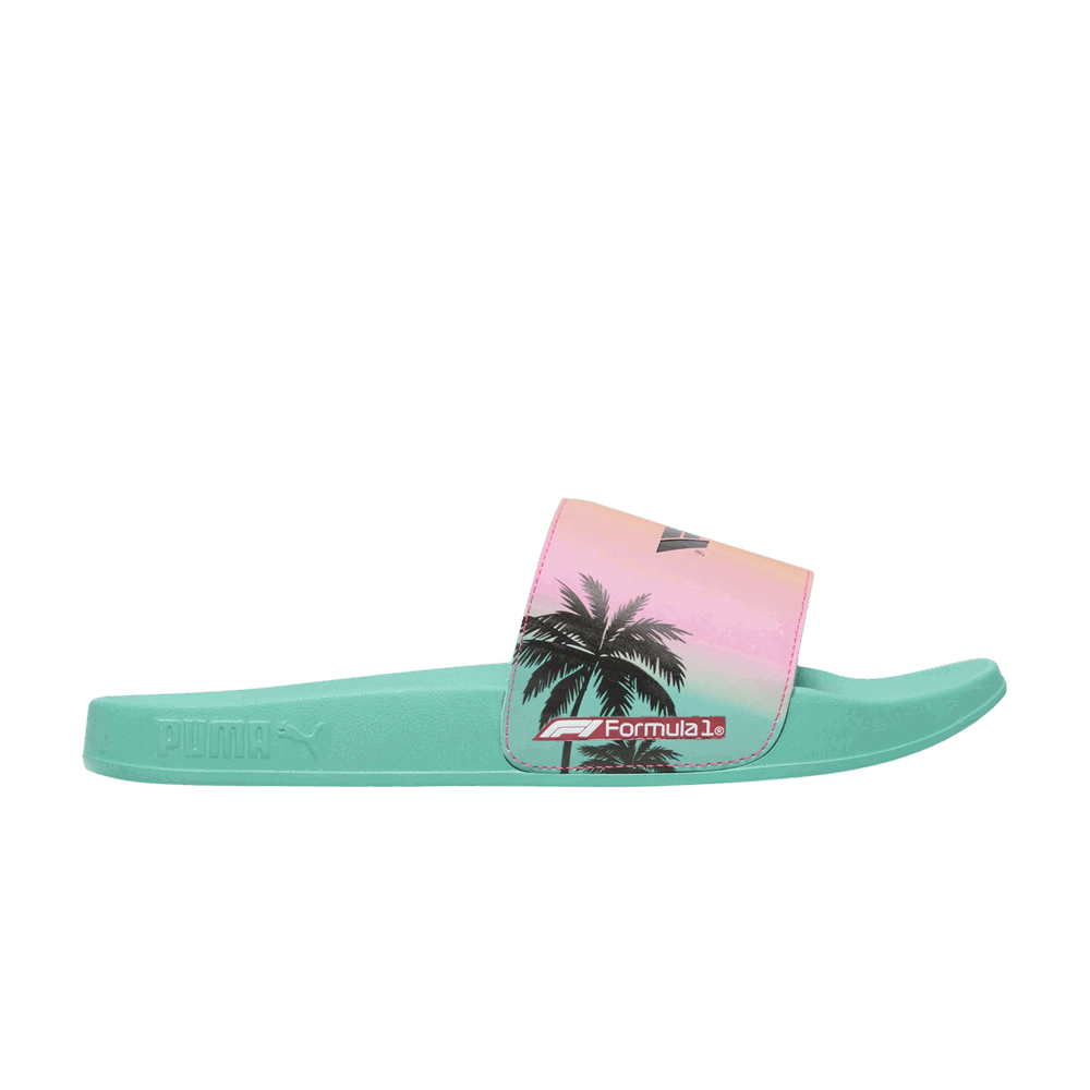 Кецове и обувки Puma Formula 1 x Leadcat 2.0 Slides Тюркоазено | 308473-01, 0