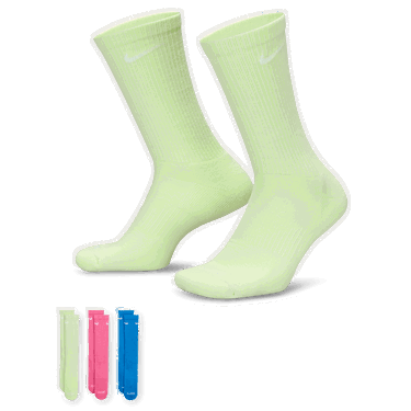 Чорапи Nike Everyday Plus Cushioned Training Socks (3 Pairs) Зелено | SX6888-969, 2
