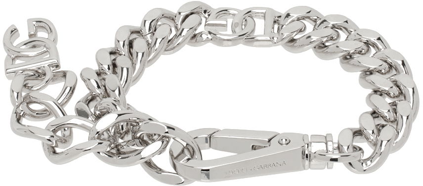 Гривна Dolce & Gabbana DG Logo Chain Bracelet Металик | WBQ5M1W1111, 1