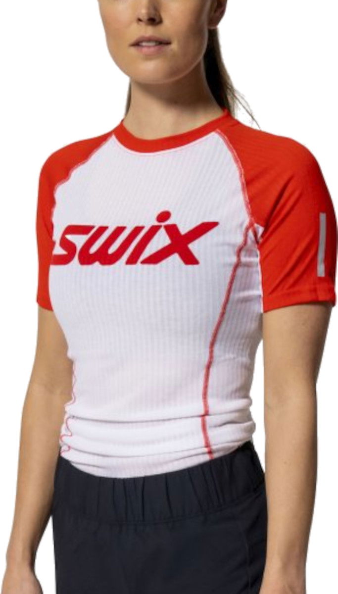 Тениска SWIX SWIX Roadline RaceX T-Shirt Бяло | 10023-23-00035, 0