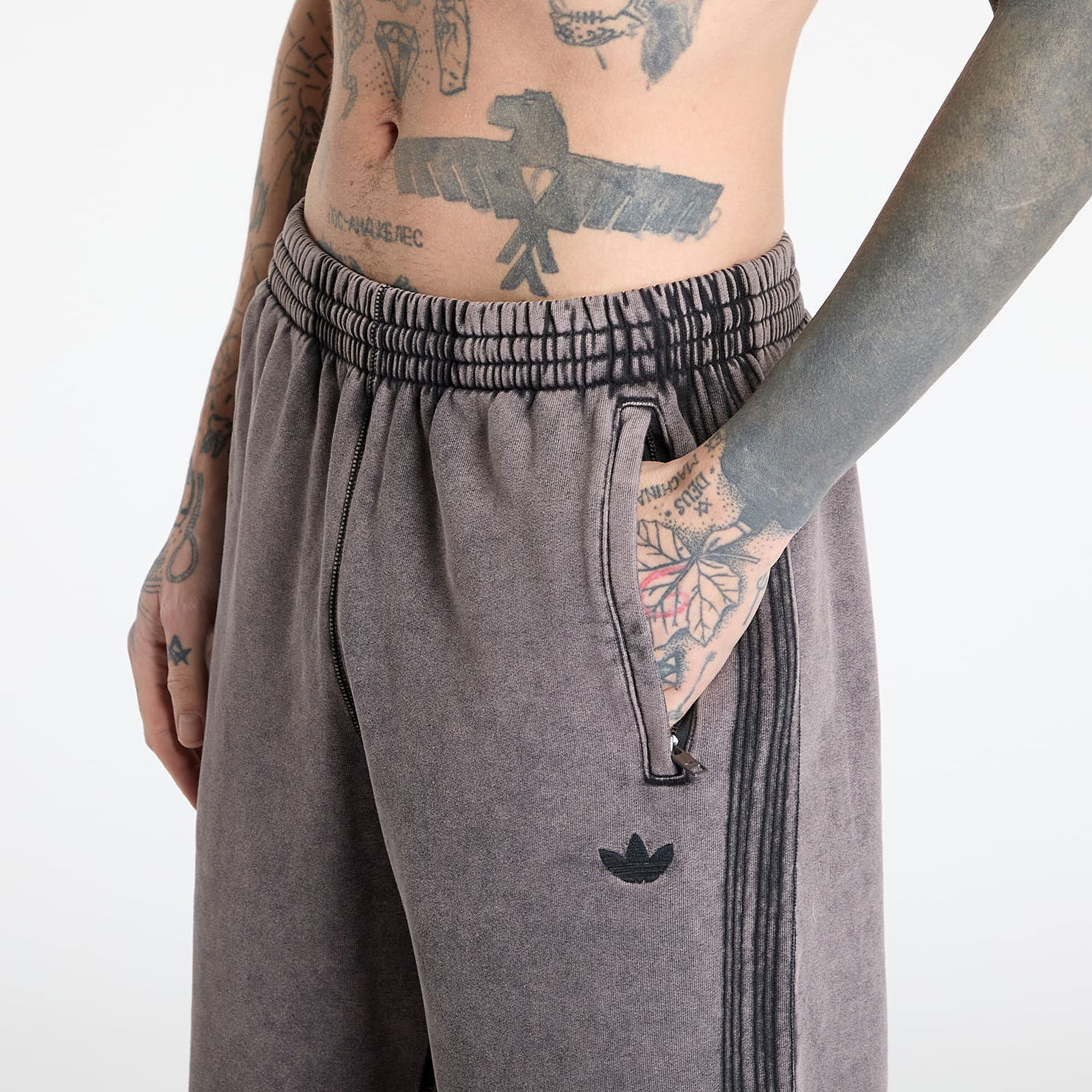 Спортни панталони adidas Originals adidas Premium Essentials Retro Washed Open Hem Sweatpants Лилаво | JD0217, 1