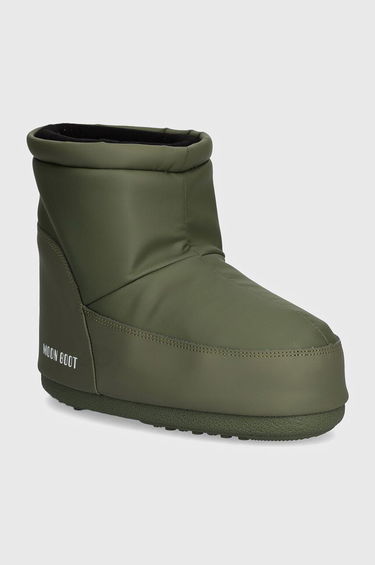 Кецове и обувки Moon Boot MB ICON LOW NOLACE RUBBER Boots Зелено | 80D1409410.M006, 0