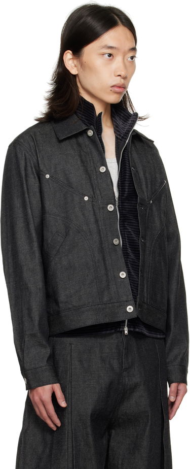 Яке sage NATION SAGE NATION Jiji Denim Jacket Синьо | S084 DENIM JIJI JACKET DENIM R, 4