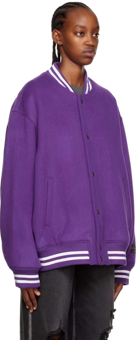 Яке бомбър We11done We11done Oversized Bomber Jacket Лилаво | WD-JP3-22-029-U-PP, 1