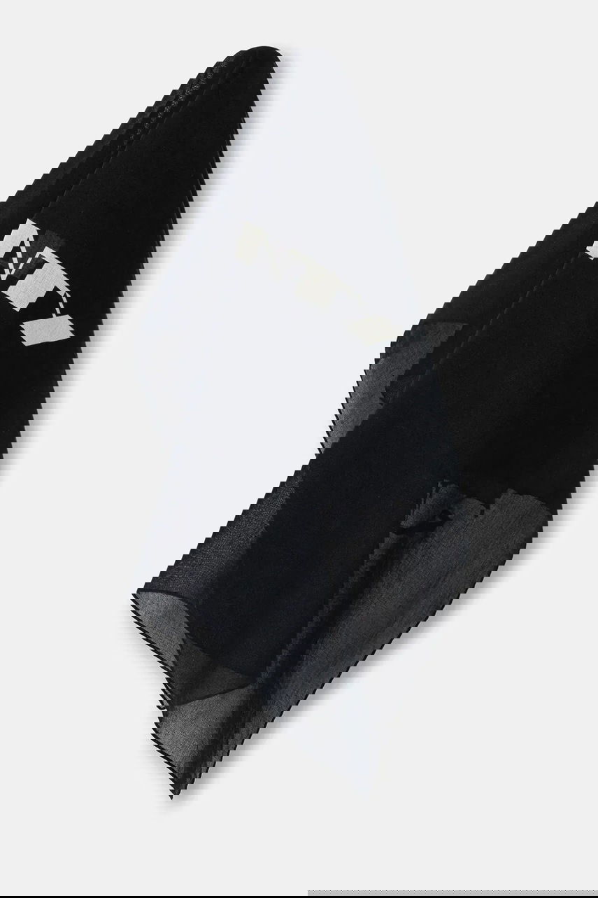 Шал Rick Owens Rick Owens DRKSHDW Cotton Printed Opera Bandana Черно | DA02E7471.SCAEP2, 0