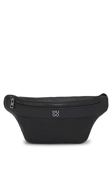 Чанта за кръста BOSS HUGO Twill Belt Bag with Stacked Logo Черно | 50547398, 0